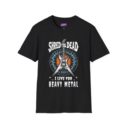 Electric Guitar Shred Till Dead Unisex T-Shirt