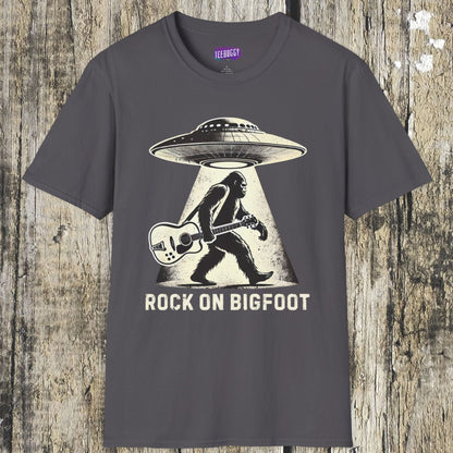 Bigfoot Rock On T-Shirt