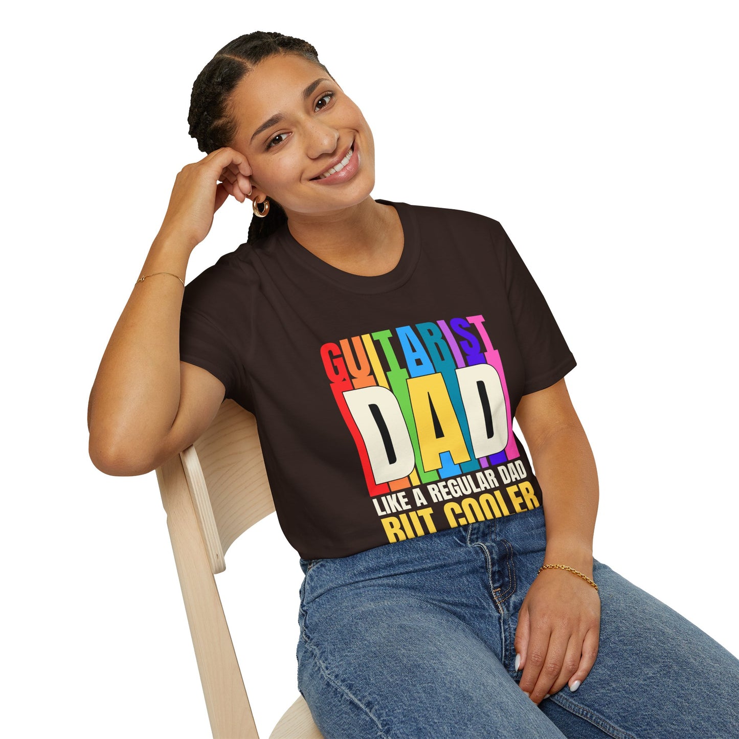 Guitar Dad T-Shirt — "Guitar Dad, Like A Regular Dad But Cooler"
