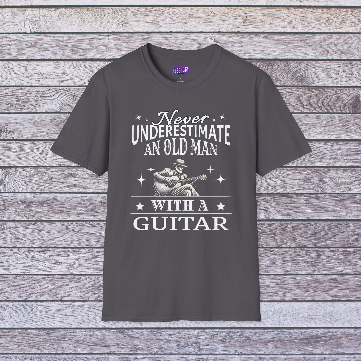 Old Man Guitarist T-Shirt