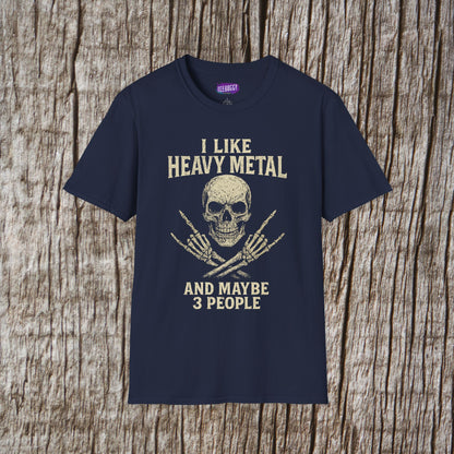 Heavy Metal Skull Unisex T-Shirt