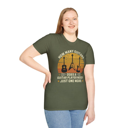 Guitarist Statement T-Shirt - Just One More Guitar