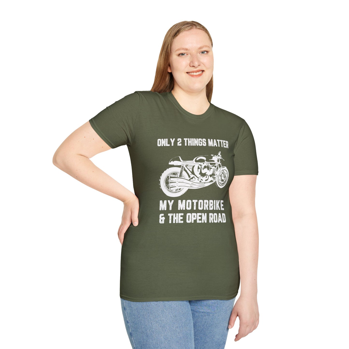 Motorbike T-Shirt — "Only 2 Things Matter: My Motorbike & The Open Road"