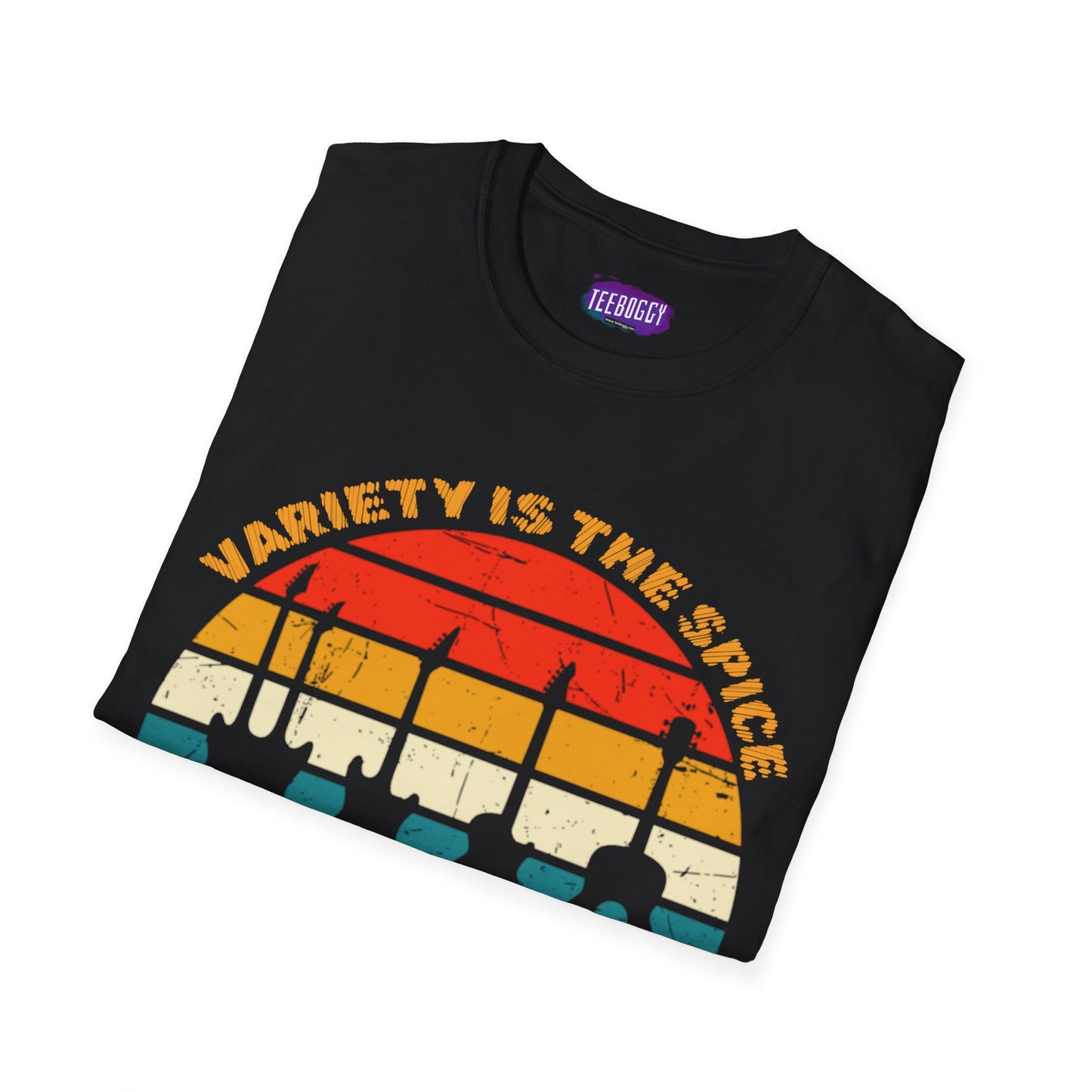 Guitarist Graphic Tee - Variety is the Spice of Life Unisex Softstyle T-Shirt