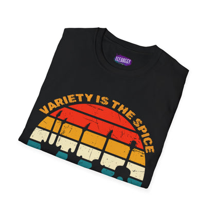Guitarist Graphic Tee - Variety is the Spice of Life Unisex Softstyle T-Shirt