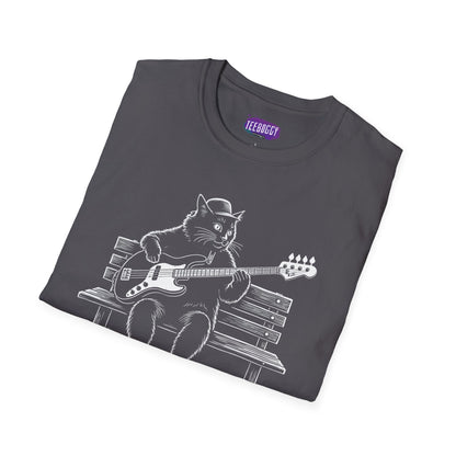 Cat Bass Guitar T-Shirt