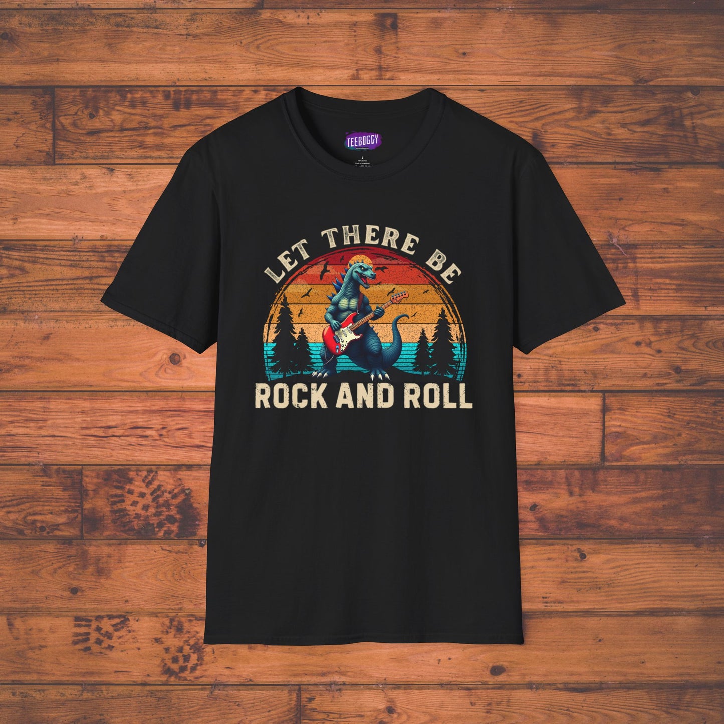 Godzilla Rock Guitar Unisex T-Shirt