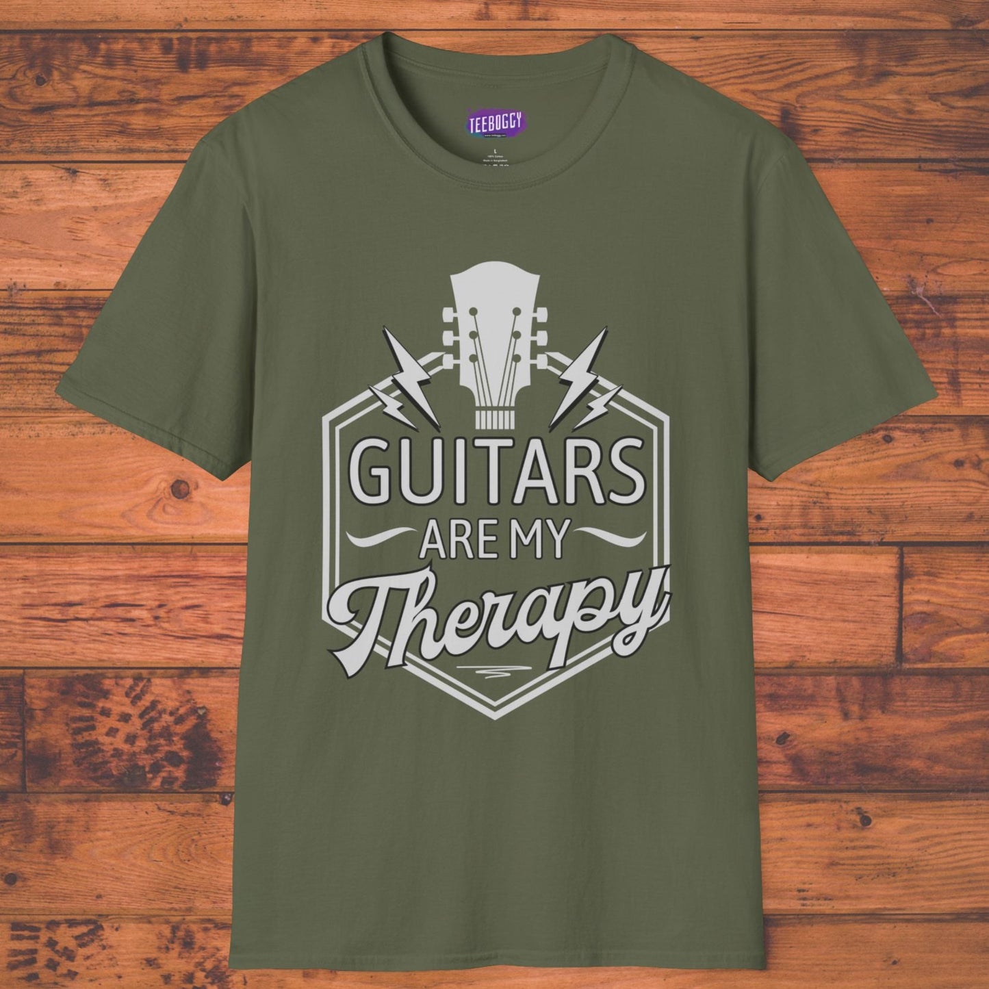 Guitar Headstock Therapy T-Shirt