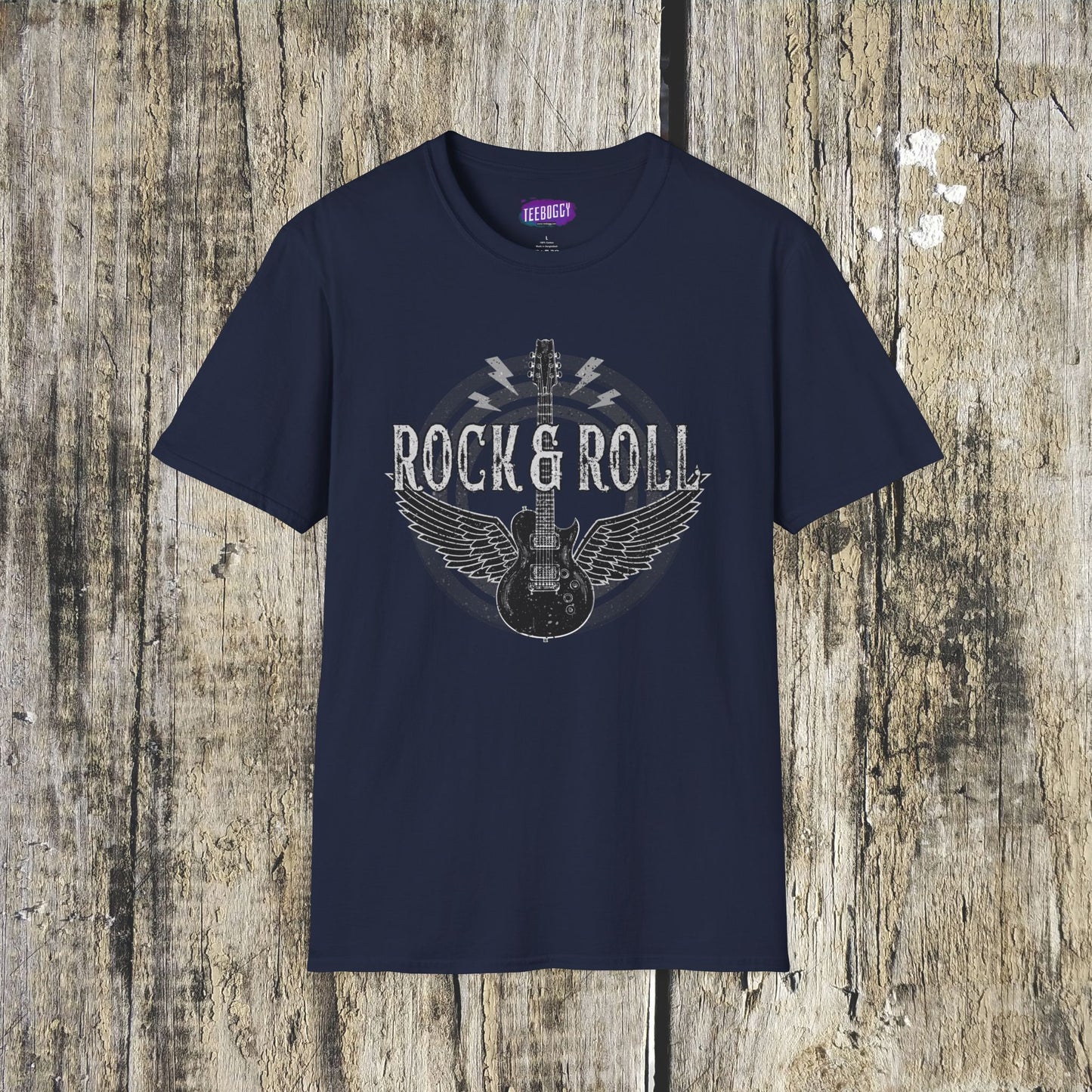 Guitar Wings Unisex T-Shirt Rock & Roll Music Tee