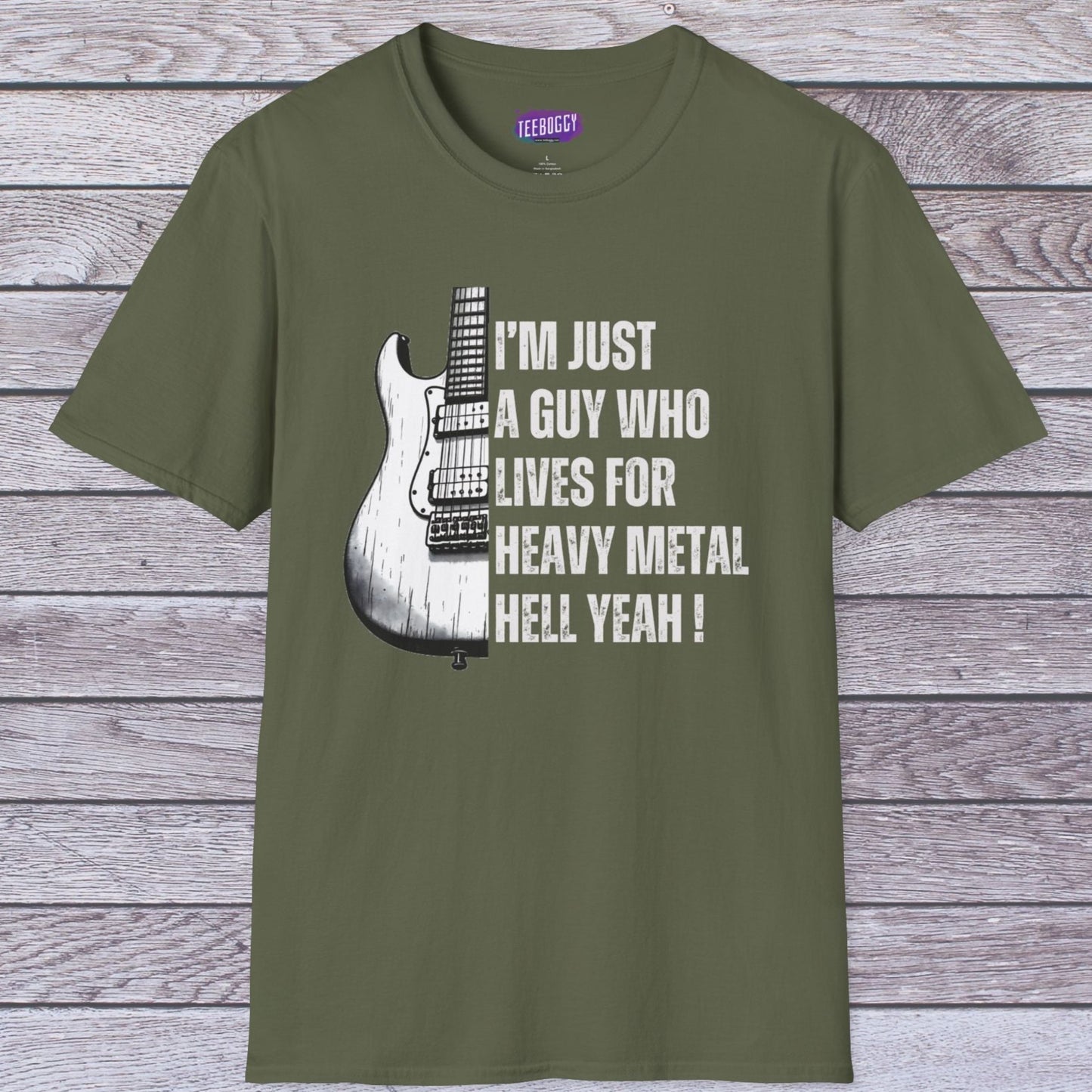 Rock Guitar Heavy Metal Music T-Shirt