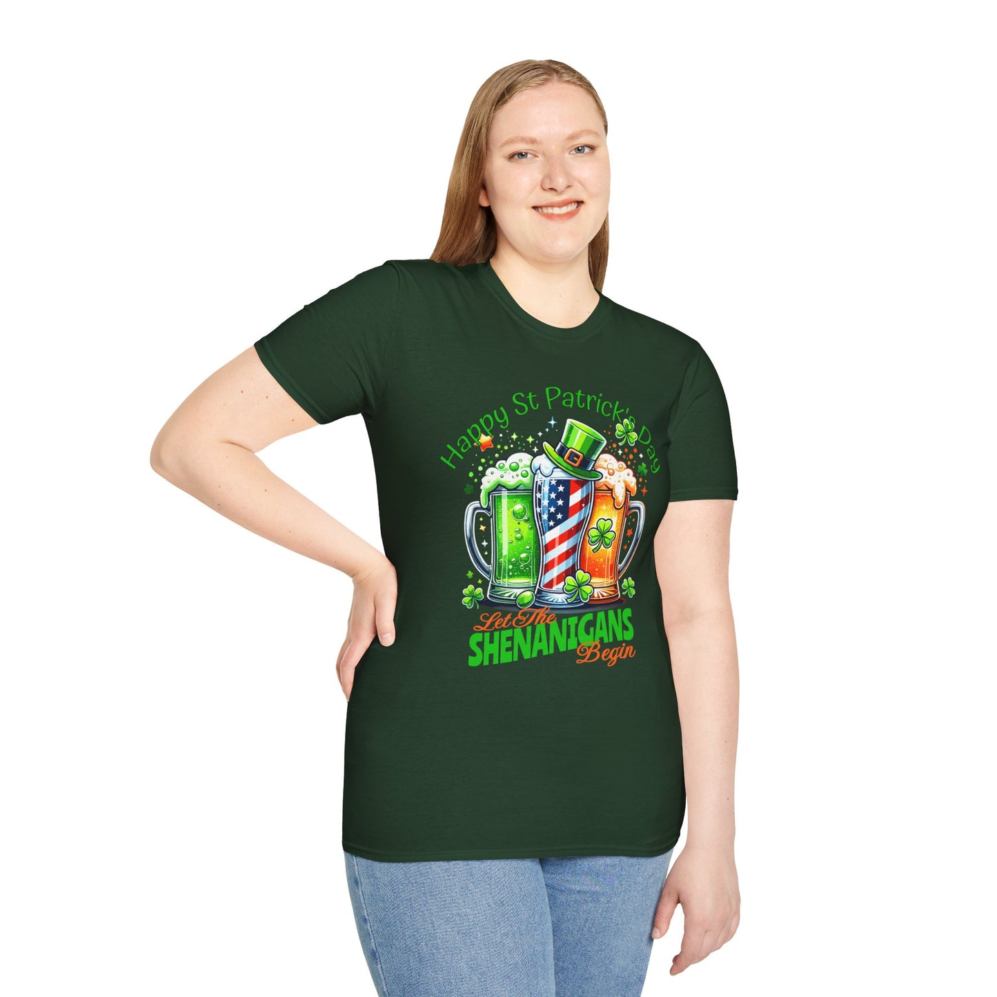 St Patrick's Day T-Shirt - Patriotic Irish American Shenanigans