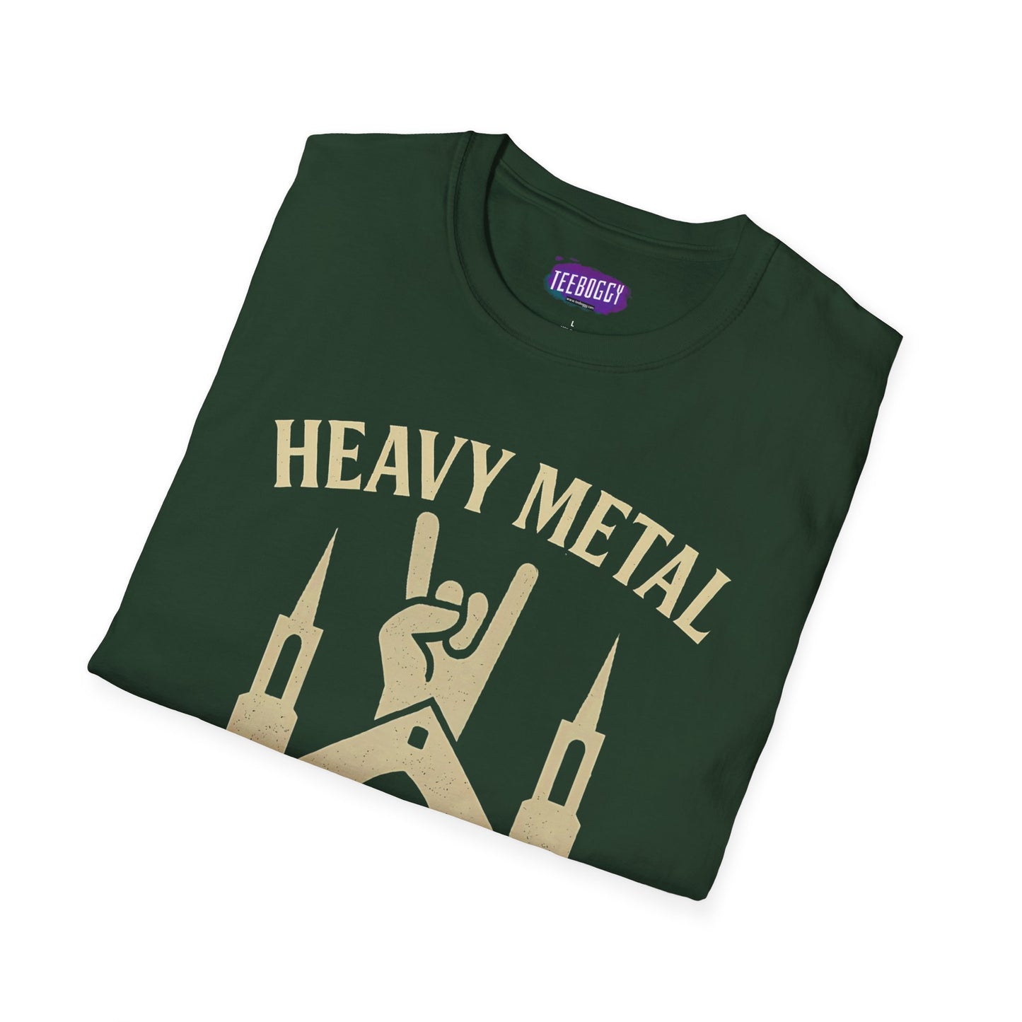 Heavy Metal Church Unisex T-Shirt - Heavy Metal, My Religion
