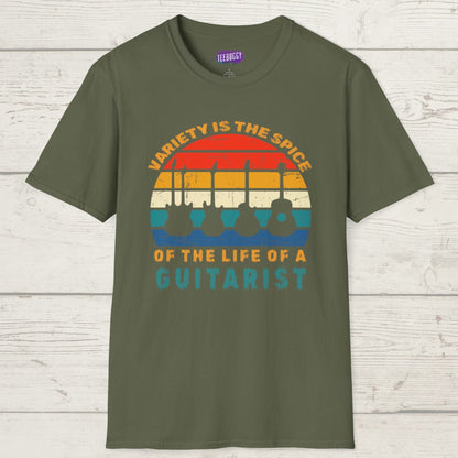 Guitarist Graphic Tee - Variety is the Spice of Life Unisex Softstyle T-Shirt