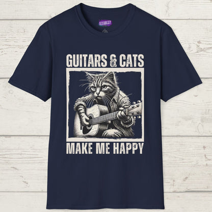 Cat Guitarist T-Shirt