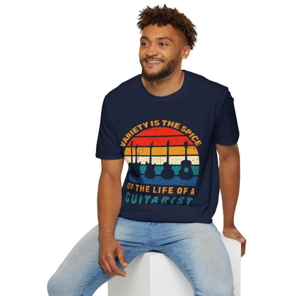 Guitarist Graphic Tee - Variety is the Spice of Life Unisex Softstyle T-Shirt