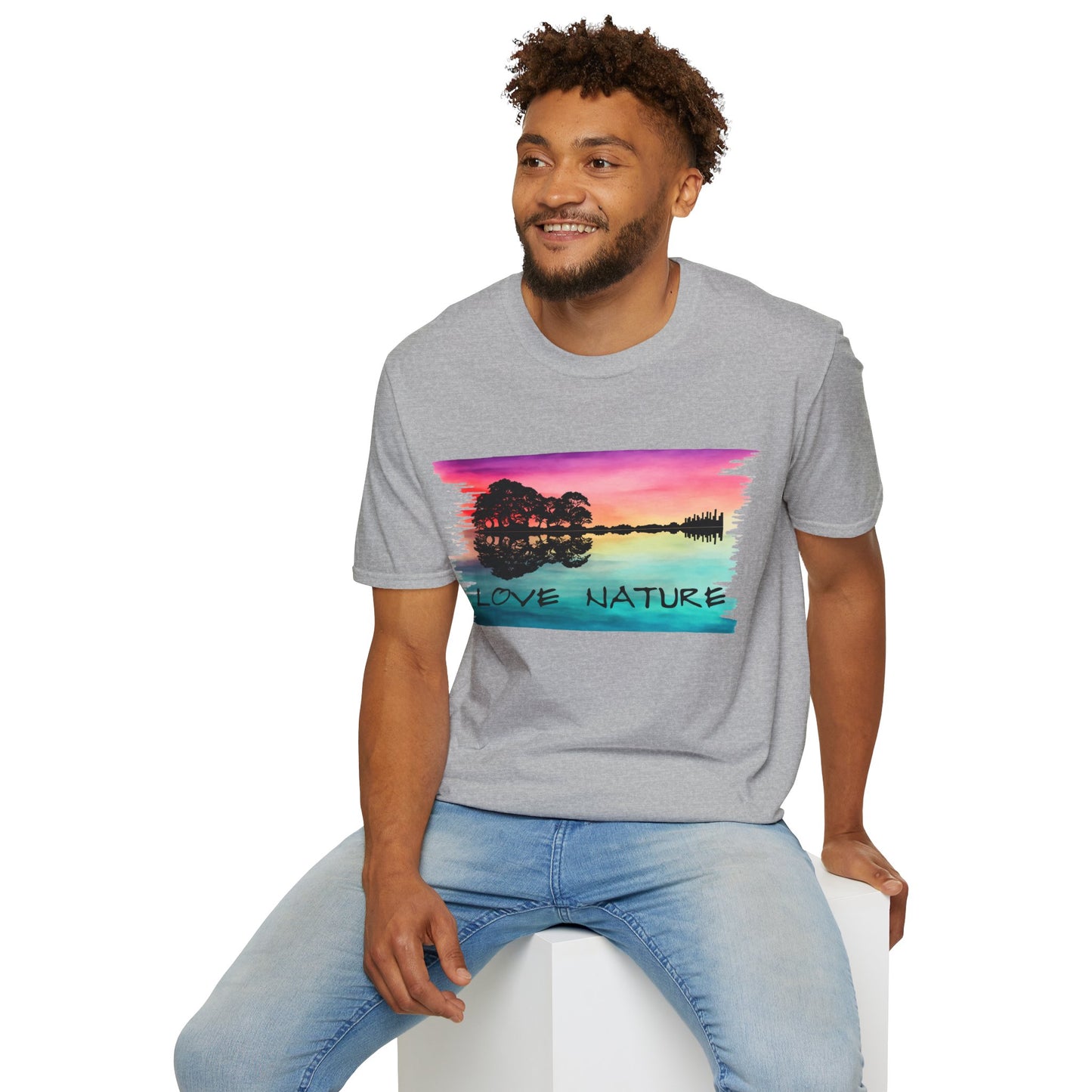 Love Nature Guitar T-Shirt