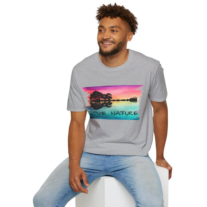 Love Nature Guitar T-Shirt