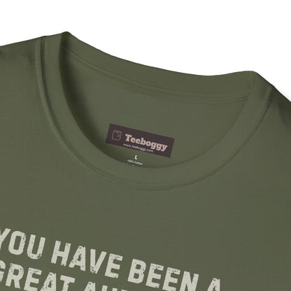 Dog Musician T-Shirt — "You Have Been a Great Audience, Thank You!"