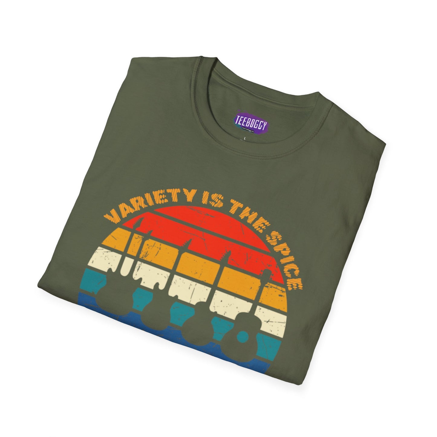 Guitarist Graphic Tee - Variety is the Spice of Life Unisex Softstyle T-Shirt