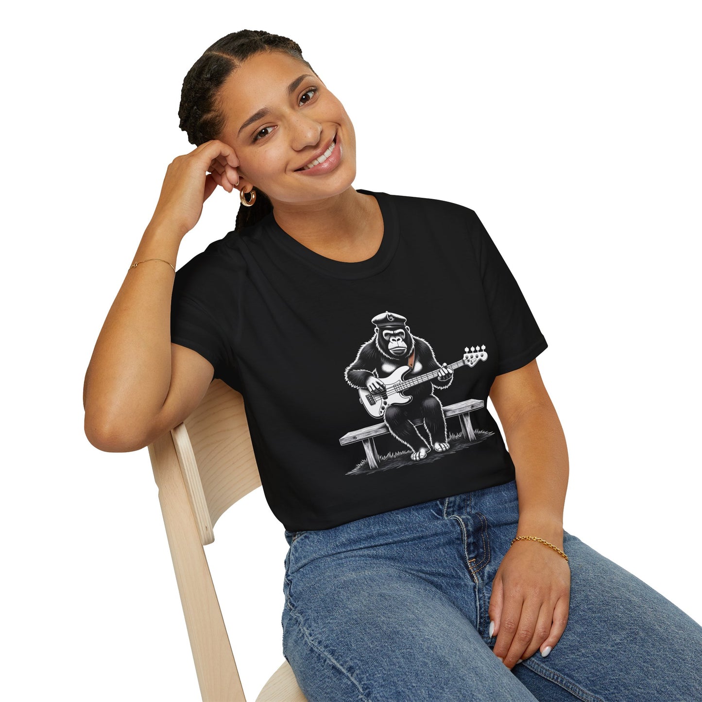Gorilla Bass Player T-Shirt