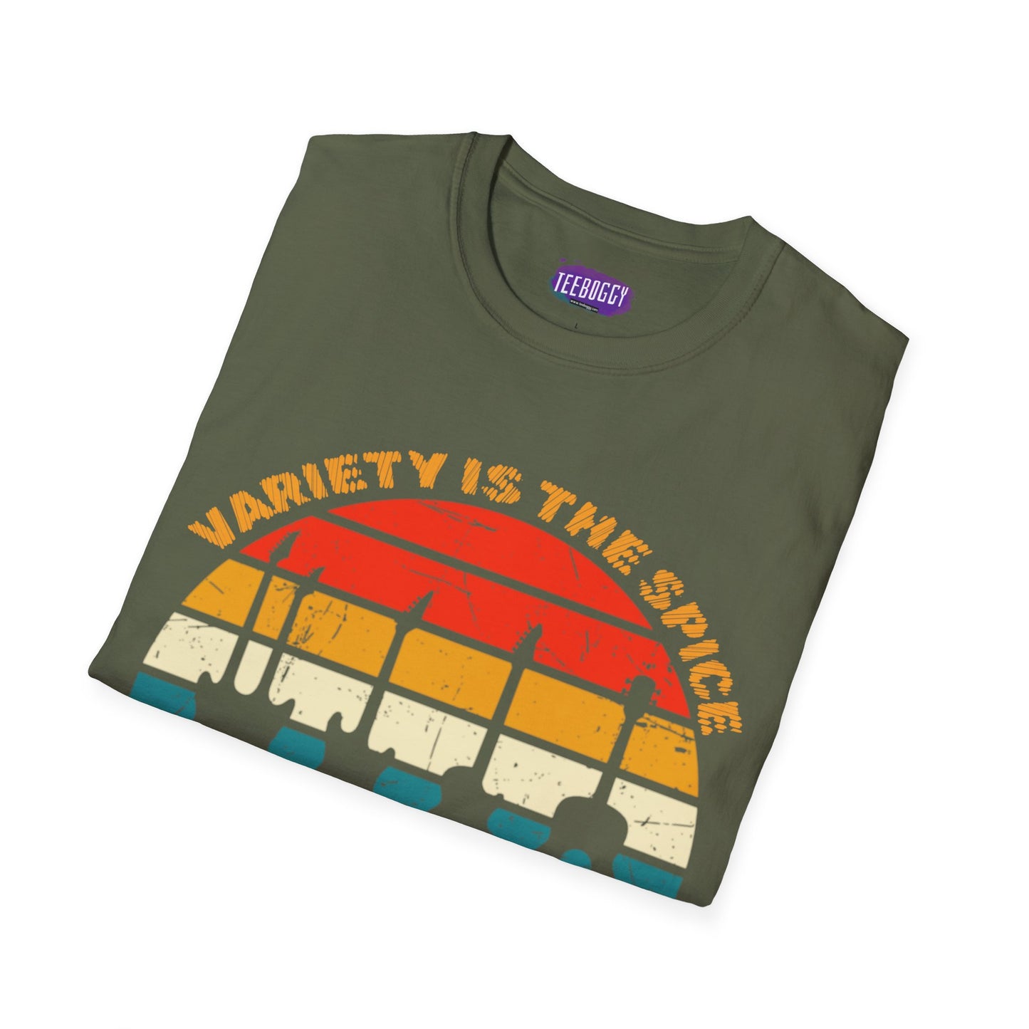 Guitarist Graphic Tee - Variety is the Spice of Life Unisex Softstyle T-Shirt