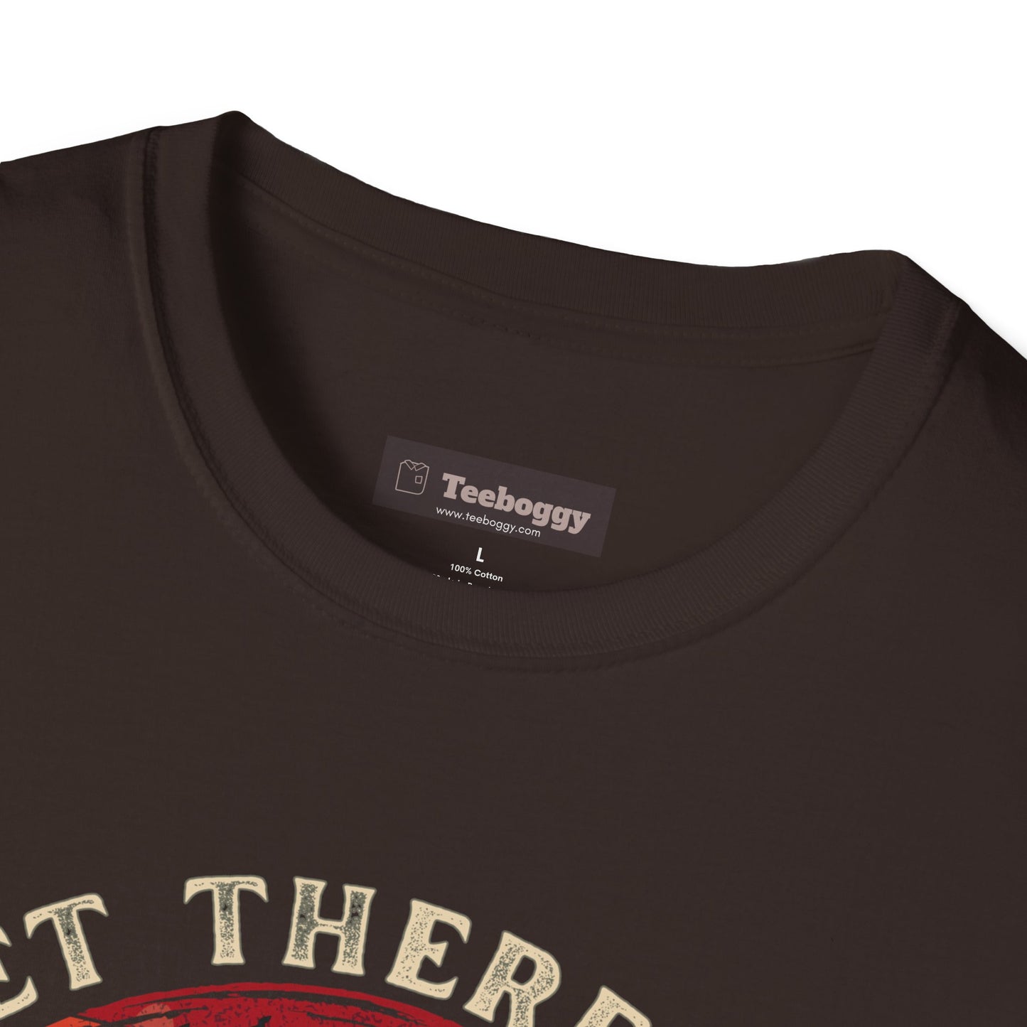 Rock & Roll Dinosaur T-Shirt — "Let There Be Rock and Roll" Guitar Dino Tee