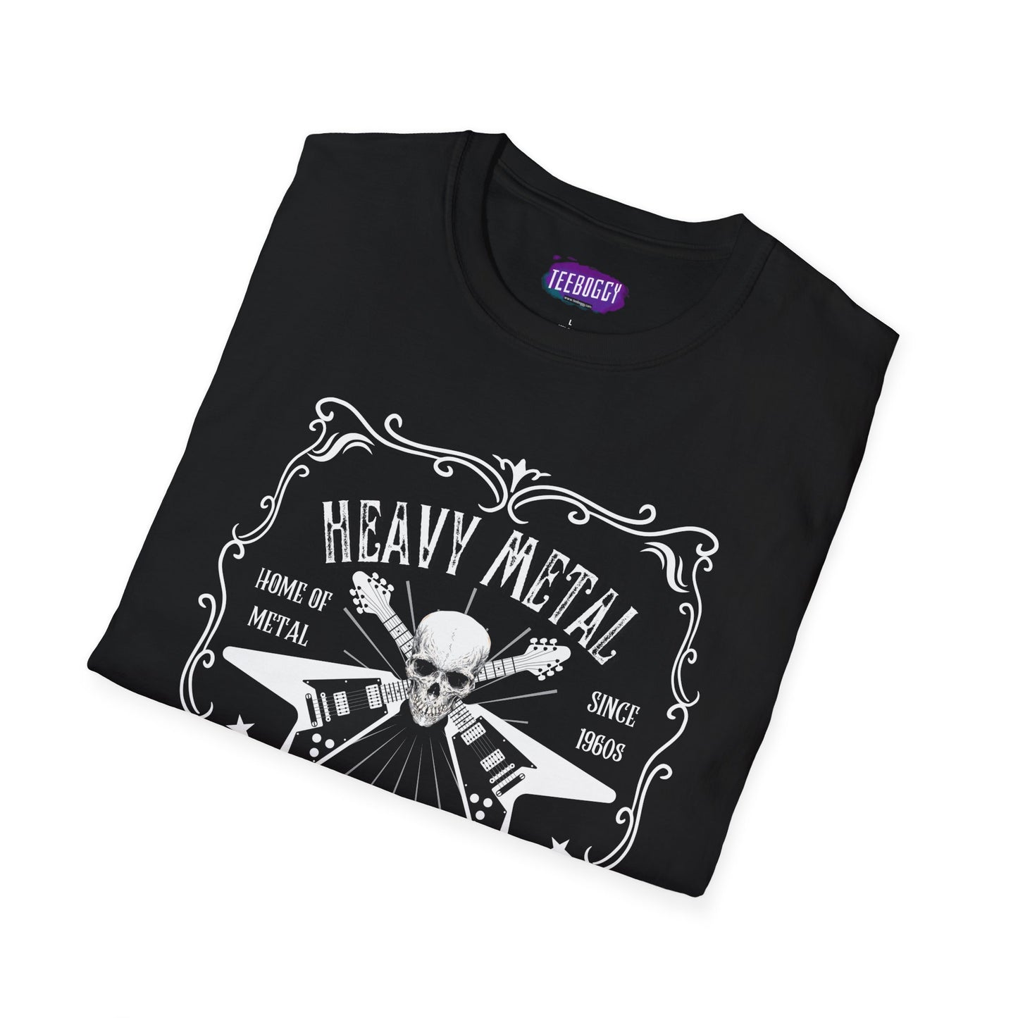Rock Flying V Guitars Skull T-Shirt