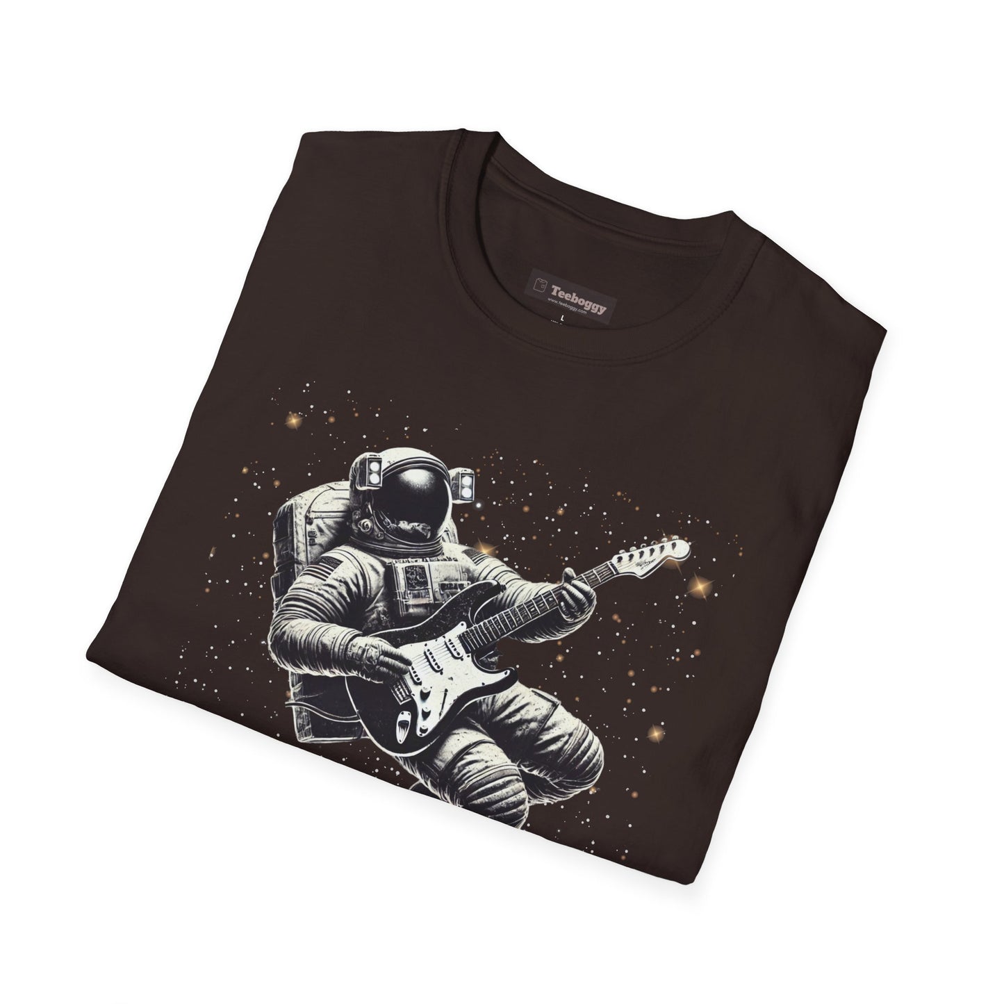 Astronaut Playing Guitar T-Shirt — "Houston, We Don't Have a Problem!"