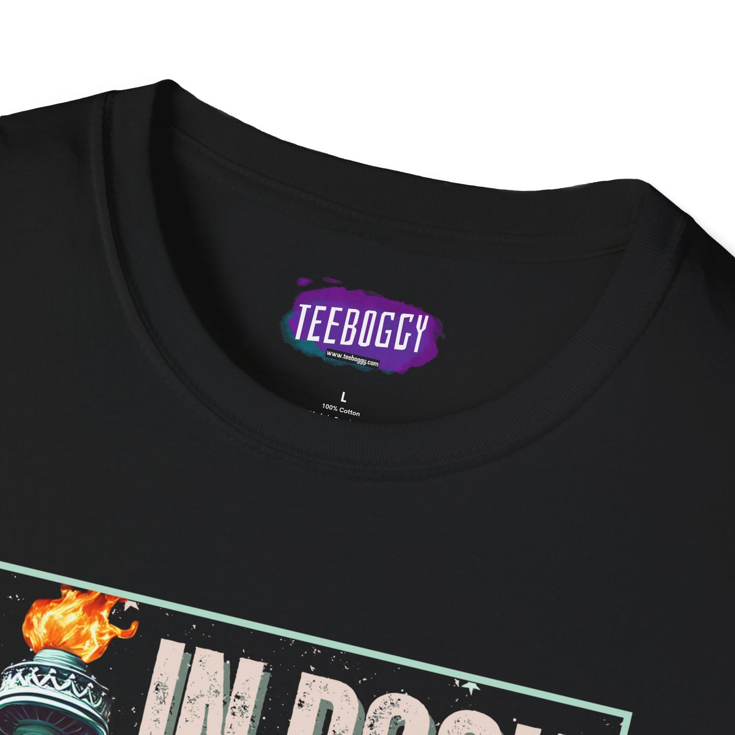 Patriotic Rock T-Shirt - 'In Rock We Trust' | Softstyle