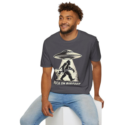Bigfoot Rock On T-Shirt