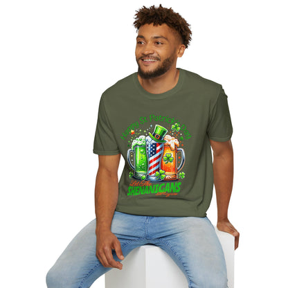 St Patrick's Day T-Shirt - Patriotic Irish American Shenanigans