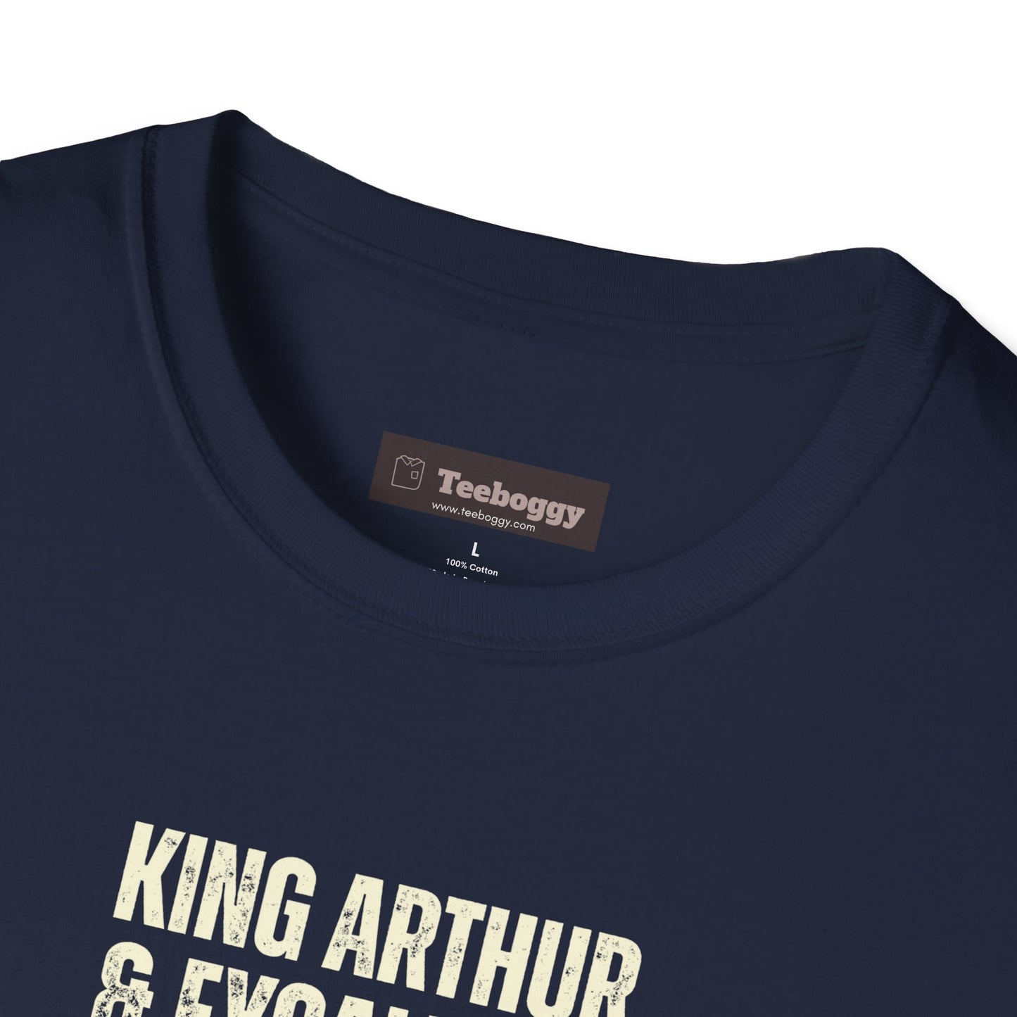 King Arthur Guitar Tee — Excalibur Rock T-Shirt