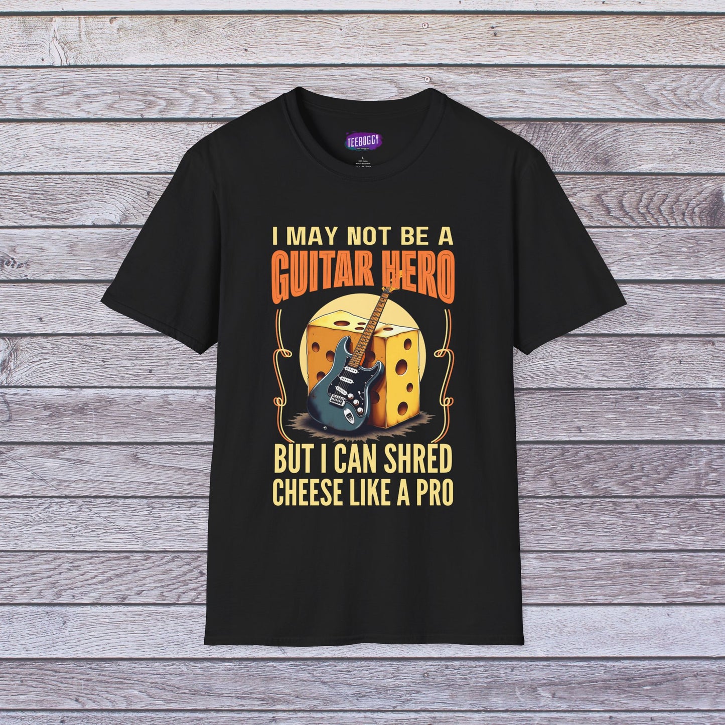 Funny Guitar Cheese T-Shirt