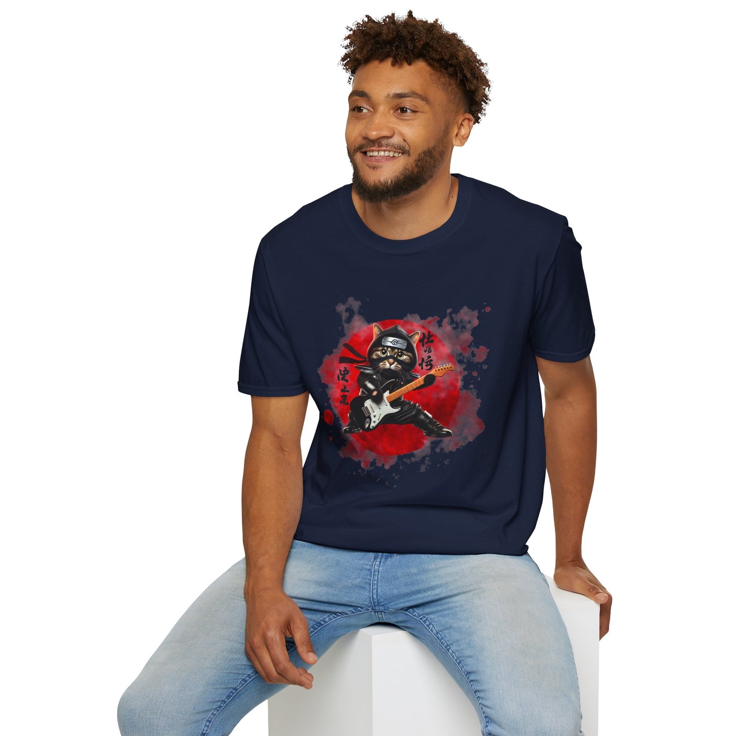 Ninja Cat Guitarist Tee