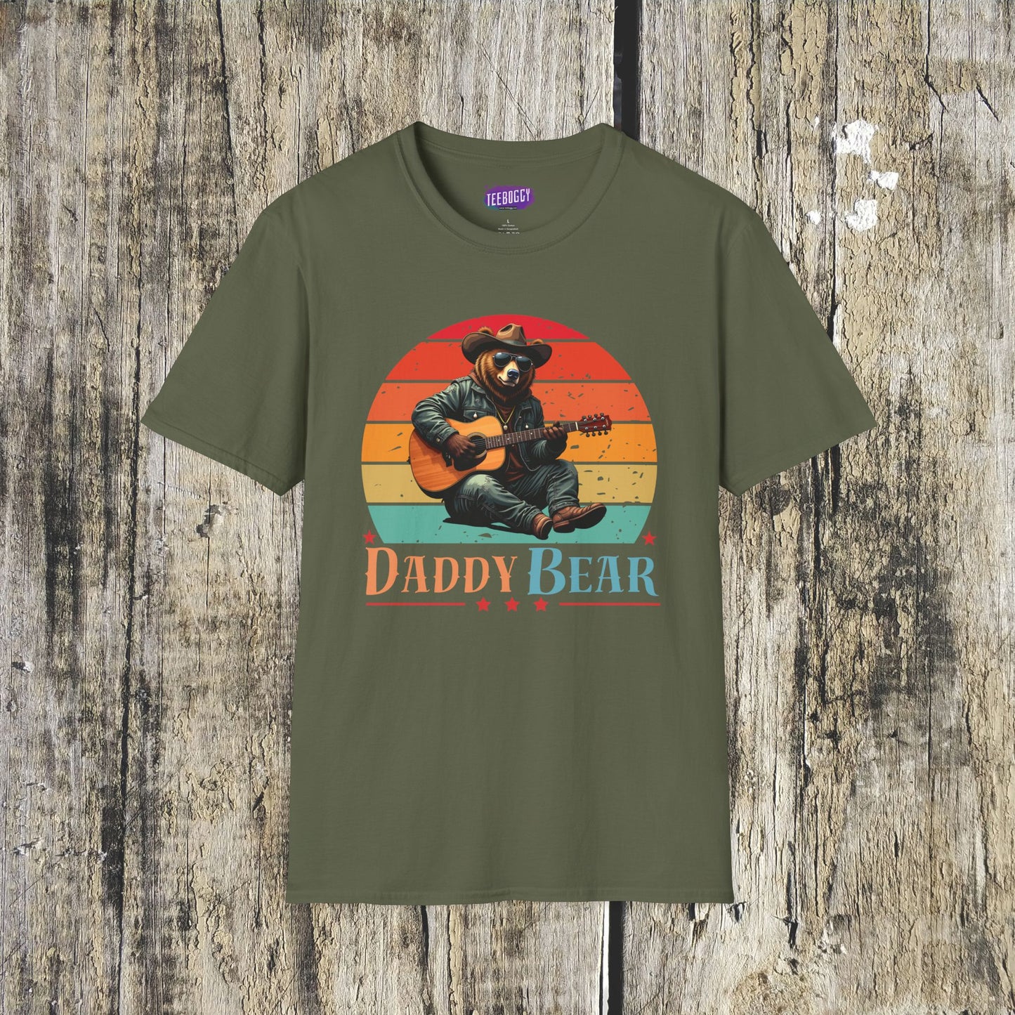 Rock n Roll Daddy Bear T-Shirt