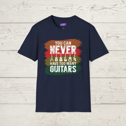 Guitar Statement T-Shirt - Grunge Colorful Slogan