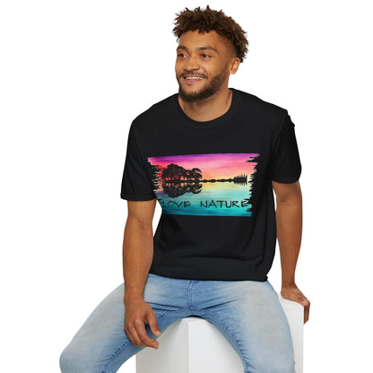 Love Nature Guitar T-Shirt