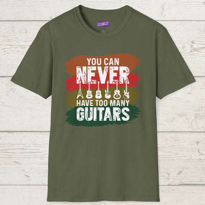 Guitar Statement T-Shirt - Grunge Colorful Slogan