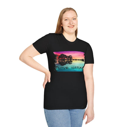 Love Nature Guitar T-Shirt