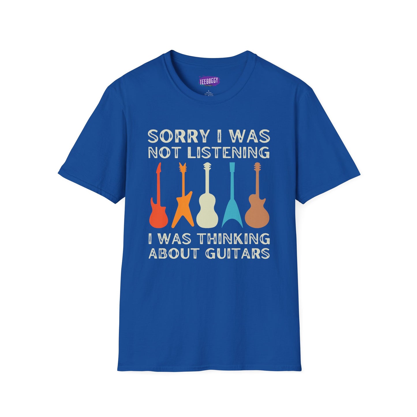 Guitar Types Unisex T-Shirt - Funny Guitarist Shirt