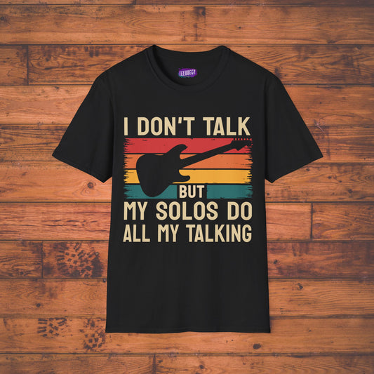 Guitar Solos Do My Talking, Softstyle T-Shirt