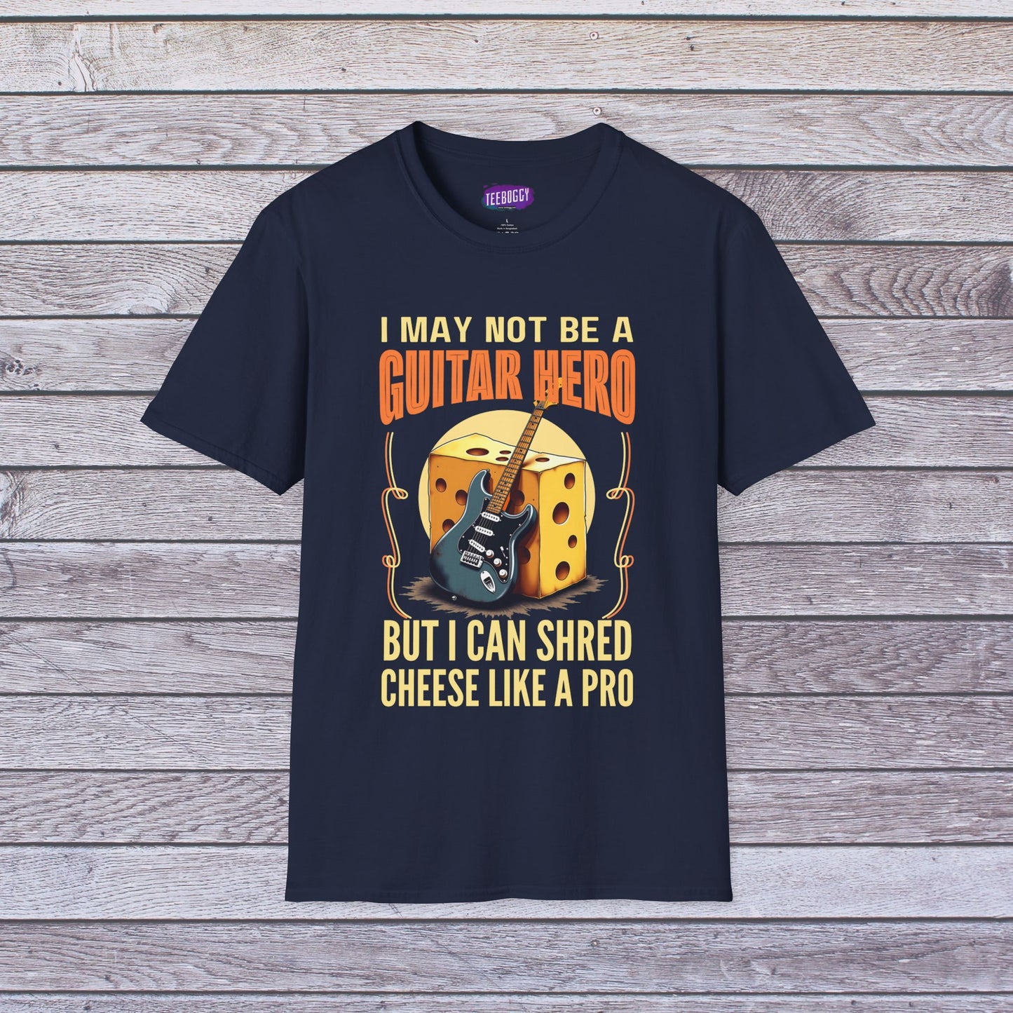 Funny Guitar Cheese T-Shirt