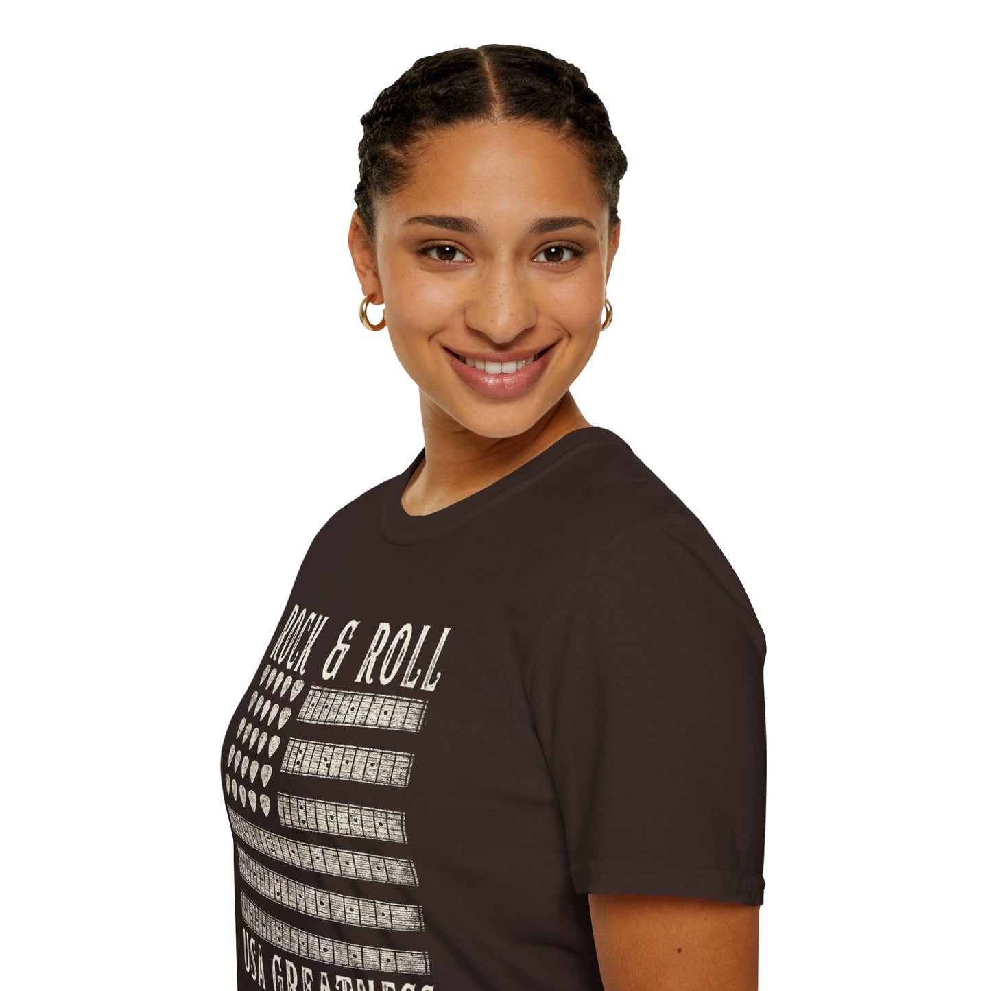 Rock & Roll USA Greatness T-Shirt — USA Flag Design